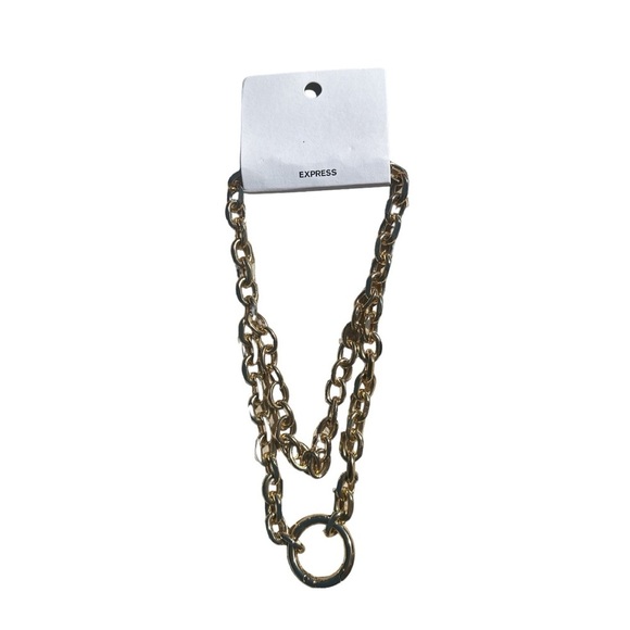 Express Jewelry - FREE w/BUNDLE NWT Express Gold Chain w/Carabeiner